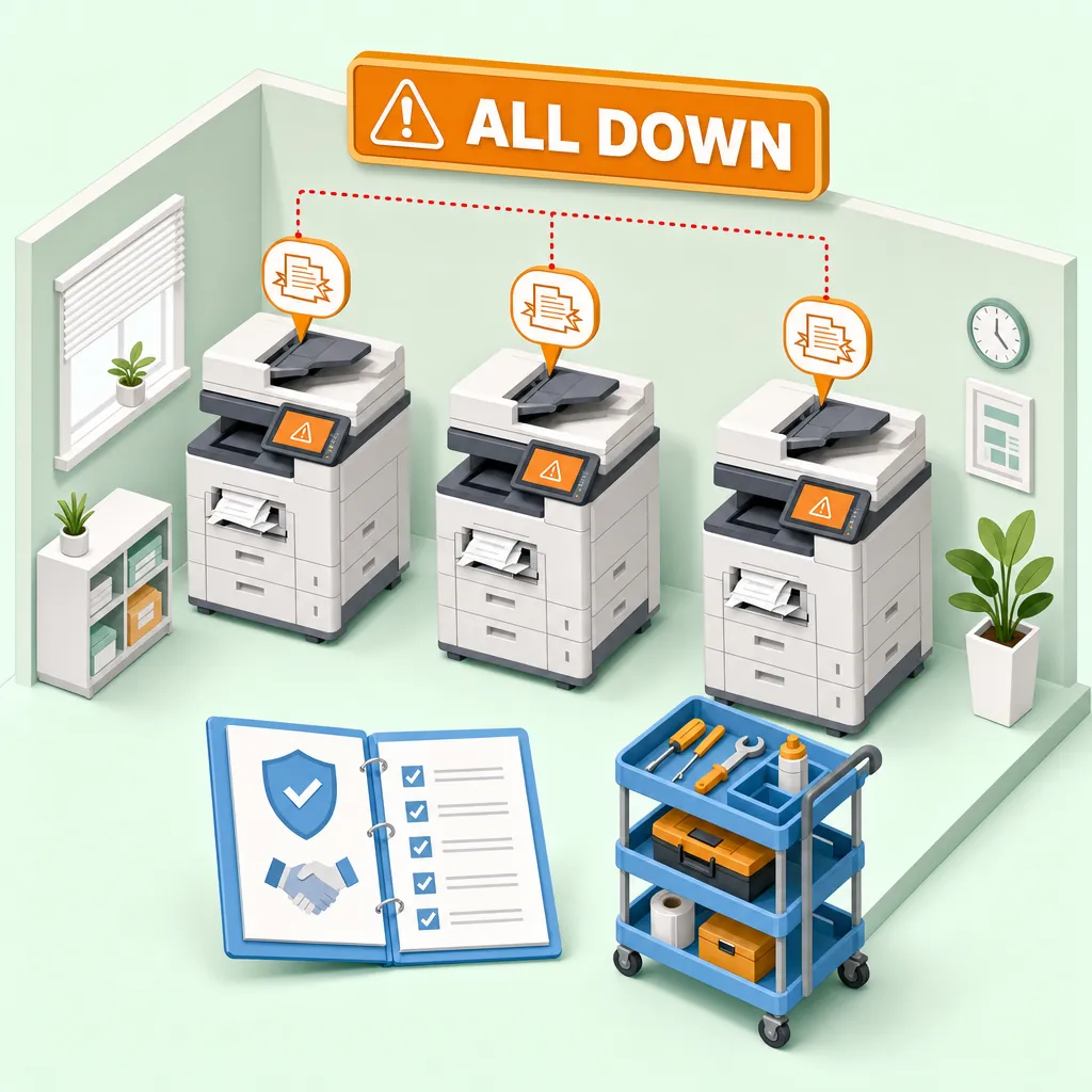 All Office Printers Down at Once? Here's Why
