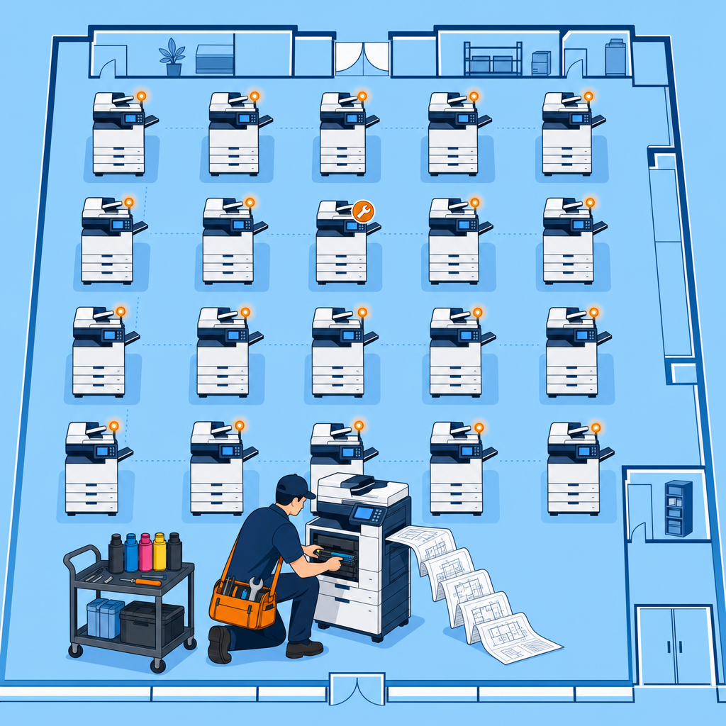 Copier Fleet Maintenance Los Angeles: An Aerospace Case Study