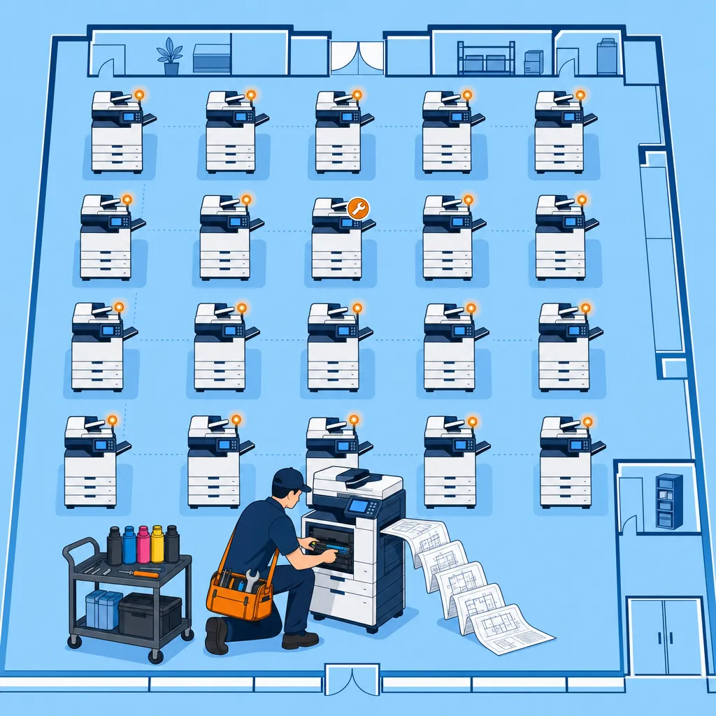 Copier Fleet Maintenance Los Angeles: An Aerospace Case Study