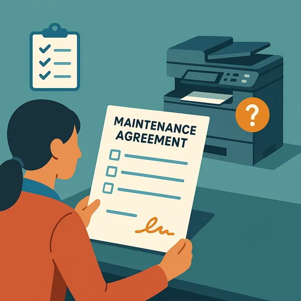 Copier Maintenance Agreement Questions to Ask Before You Sign