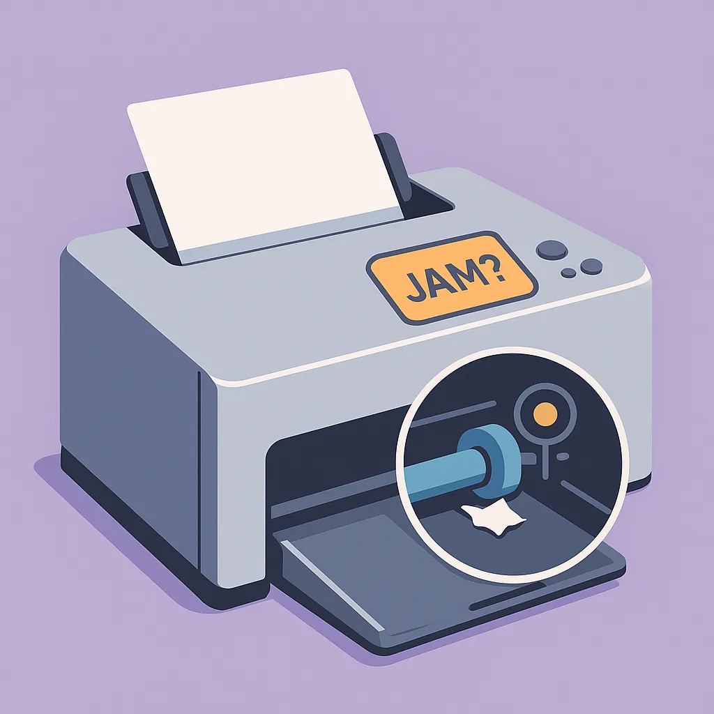 Printer Says Paper Jam But No Paper Inside — What's Wrong