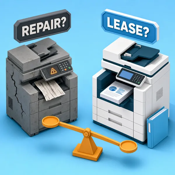When to Stop Repairing Your Office Copier and Lease Instead